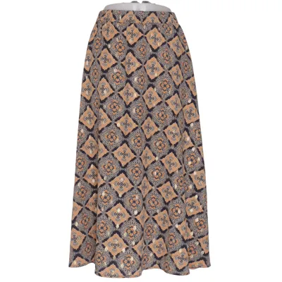 Jupe longue (Noir, Jaune) de Peppercorn Polyester