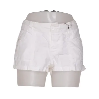 Shorts (White) from ONLY Limitless Denim Cotton, Linen