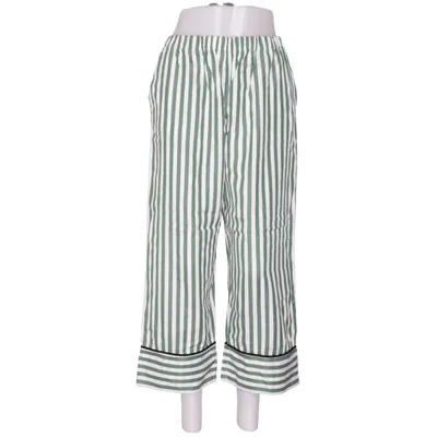 Pyjamahose (Grün, Weiß) von La Veste Baumwolle