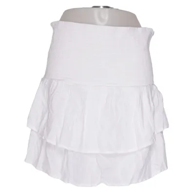 Skirt (White) from Bik Bok Linen, Viscose