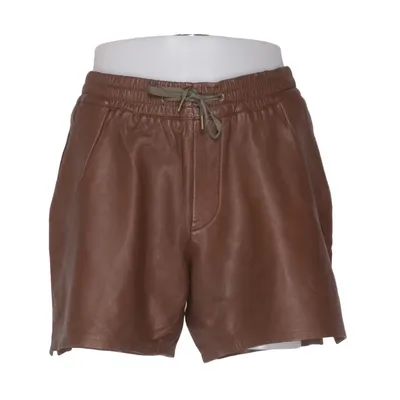 Lädershorts (Brun) från H&M Skinn, Polyester