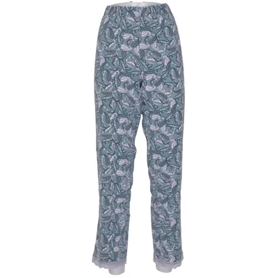 Pyjamasbyxor (Blå, Flerfärgad) från TCM Elastan, Ekologisk bomull, Polyamid, Återvunnen polyester, Viskos
