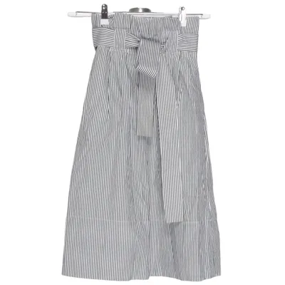 Jupe (Blanc, Vert) de Club Monaco Coton