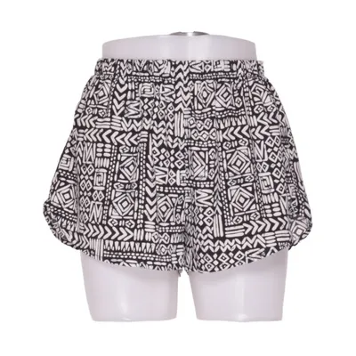 Pyjamashorts (Schwarz, Weiß) von Streetwear Society
