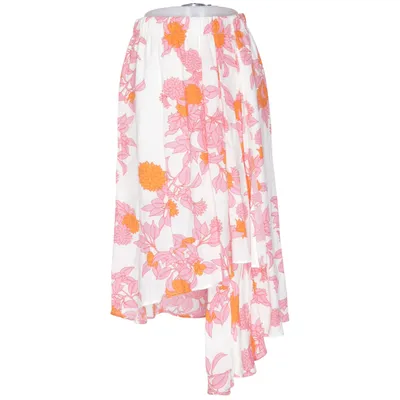Jupe (Blanc, Rose, Orange) de Soaked in Luxury Viscose
