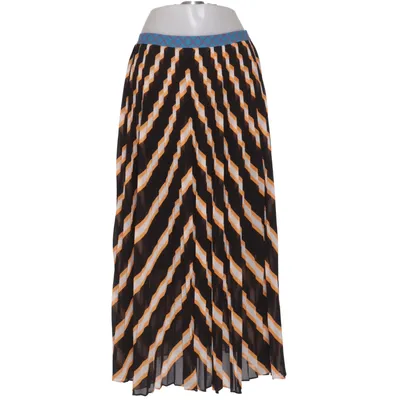 Maxi nederdel (Sort, Orange, Hvid) fra By Malene Birger Polyester