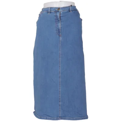 Jeanskjol (Blå) från Bonprix Bomull, Elastan, Polyester