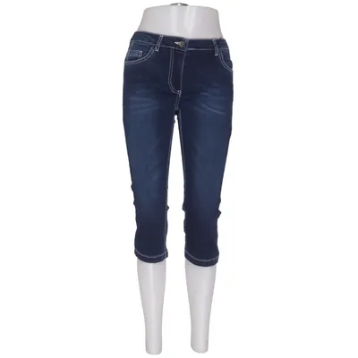 Three-quarter pants (Blue) from Lisa Campione Cotton, Elastane