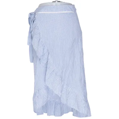 Jupe portefeuille (Bleu, Blanc) de Unmade Copenhagen