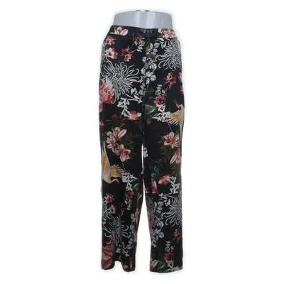Palazzo pants (Black, Multicolored) from Rose Bud Polyester