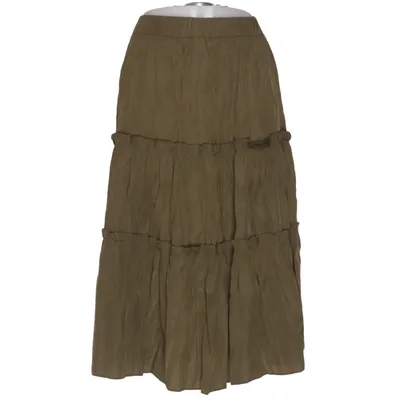 Maxi skirt (Green) from Romwe Polyester