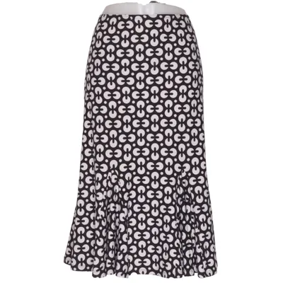 Rok (Zwart, Wit, Meerkleurig) van Molly Jo Elastaan, Polyester
