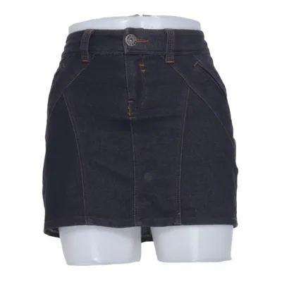 Jupe en jean (Noir) de Yes Yes Coton, Élasthane, Polyester
