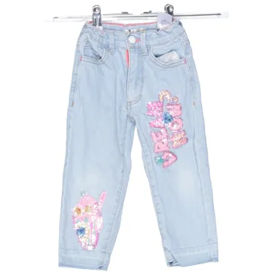 Jeans (Blå, Flerfarvet) fra Billieblush Bomuld, Elastan, Polyester