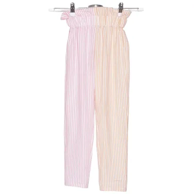 Pyjamasbyxor (Rosa, Gul, Vit) från Wauw Capow Bomull