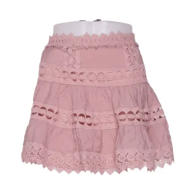 Skirt (Pink) from Elan Polyamide, Polyester, Viscose