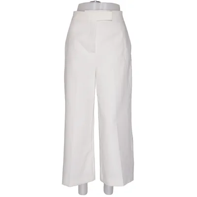 Palazzo broek (Wit) van Zara Elastaan, Polyester, Viscose