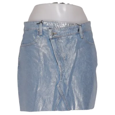 Jeansnederdel (Blå, Sølv) fra River Island Bomuld