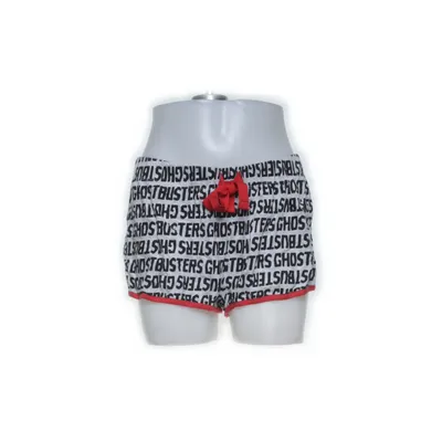 Pajama shorts (Gray, Black, Red, White) from Ghostbusters Cotton, Polyester