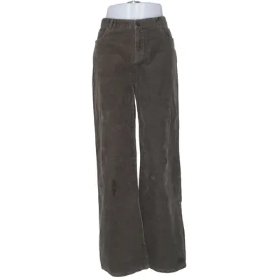 Corduroy pants (Green) from Zara Cotton, Elastane
