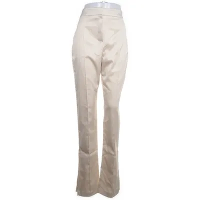 Pantalon de costume (Beige) de Femme Luxe Élasthane, Polyester