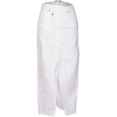 Jeanskjol (Vit) från My Essential Wardrobe Bomull, Elastan