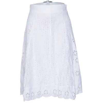 Jupe (Blanc) de Zara Basic Coton, Polyester
