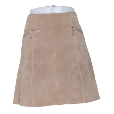Lædernederdel (Brun) fra Jofama Læder, Polyester
