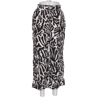 Byxor (Svart, Vit) från H&M Bomull, Linne