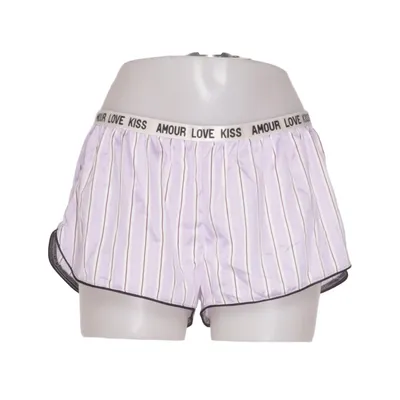 Pajama shorts (Purple, White) from Hunkemöller Polyester