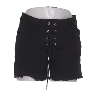 Jeansshorts (Svart) från Bik Bok Bomull, Elastan, Polyester