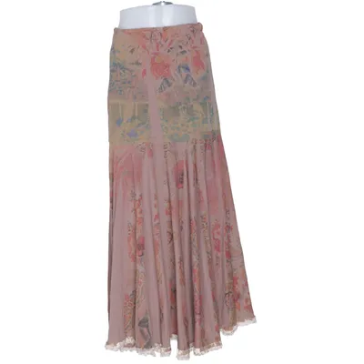 Maxi rok (Lila, Meerkleurig) van Look