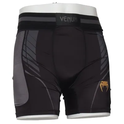 Compressieshorts (Zwart, Grijs) van Venum Elastaan, Polyester