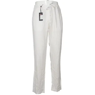 Chinos (Hvid) fra UND. Linned, Viscose