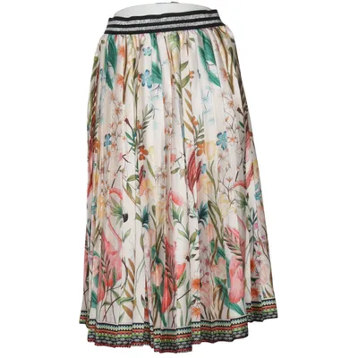 Skirt (White, Multicolored) from Nostalgia
