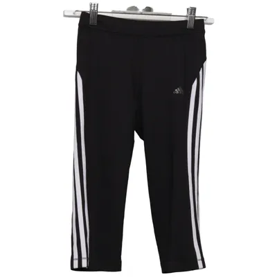 Collants de sport (Noir, Blanc) de Adidas Élasthane, Polyester