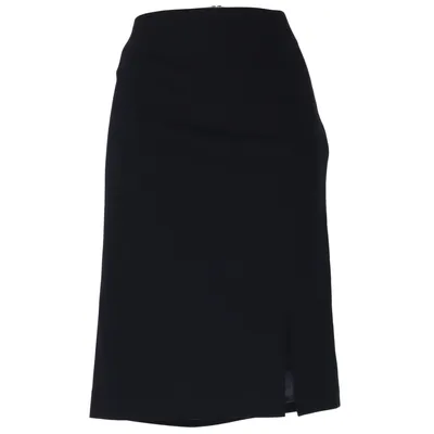 Skirt (Blue) from Fadenmeister Elastane, Wool