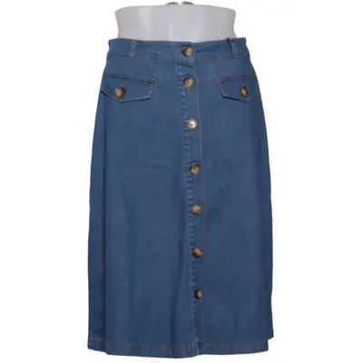 Denim skirt (Blue) from King Louie Cotton, Elastane