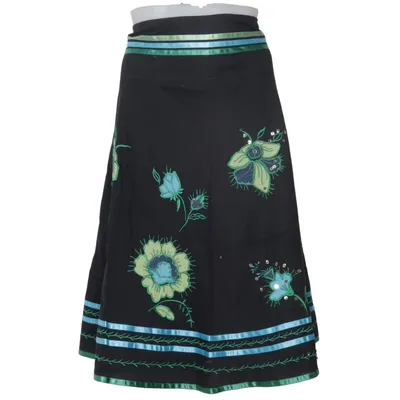 Skirt (Black, Green, Blue) from Taifun Collection Cotton
