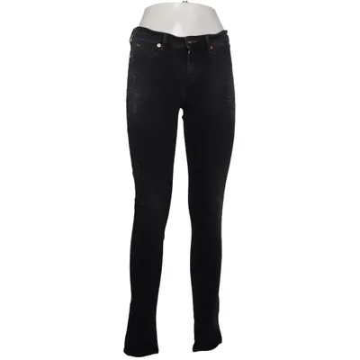 Jeans (Grå) från Denham Bomull, Elastan, Skinn