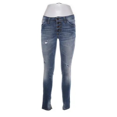 Jeans (Blå) fra Please Vintage Glam Bomuld, Elastan