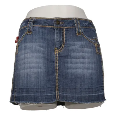 Jupe en jean (Bleu) de Tyte Coton, Élasthane