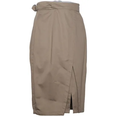 Nederdel (Beige) fra Lutz Teutloff Acetat, Bomuld