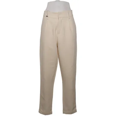 Pantalon de costume (Beige) de Lulumary Élasthane, Polyester, Viscose
