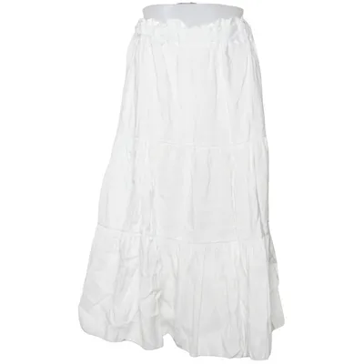 Maxi skirt (White) from Heart Kiss Polyester