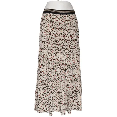 Långkjol (Beige, Flerfärgad) från Manguun Polyester, Viskos