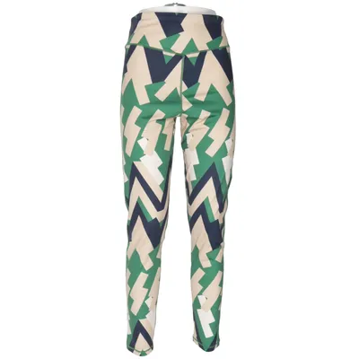 Sportleggings (Groen, Beige, Blauw) van Delicatelove Elastaan, Gerecycled polyester