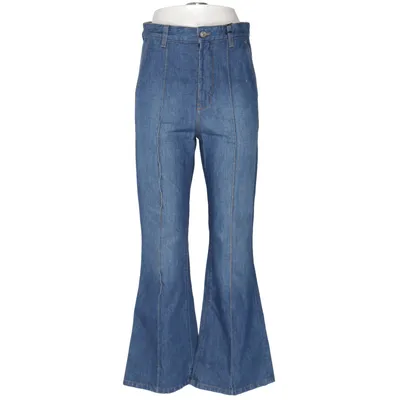 Jeans (Blå) från Victoria Beckham Bomull, Skinn