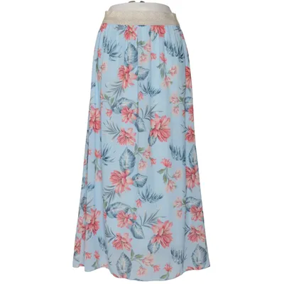 Maxi rok (Blauw, Meerkleurig) van Lola Liza Elastaan, Polyester, Viscose