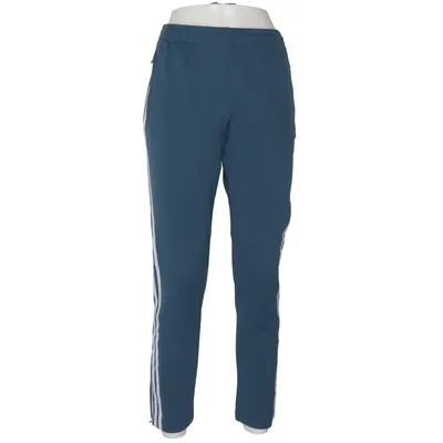 Träningsbyxor (Blå, Vit) från Adidas Bomull, Elastan, Polyester